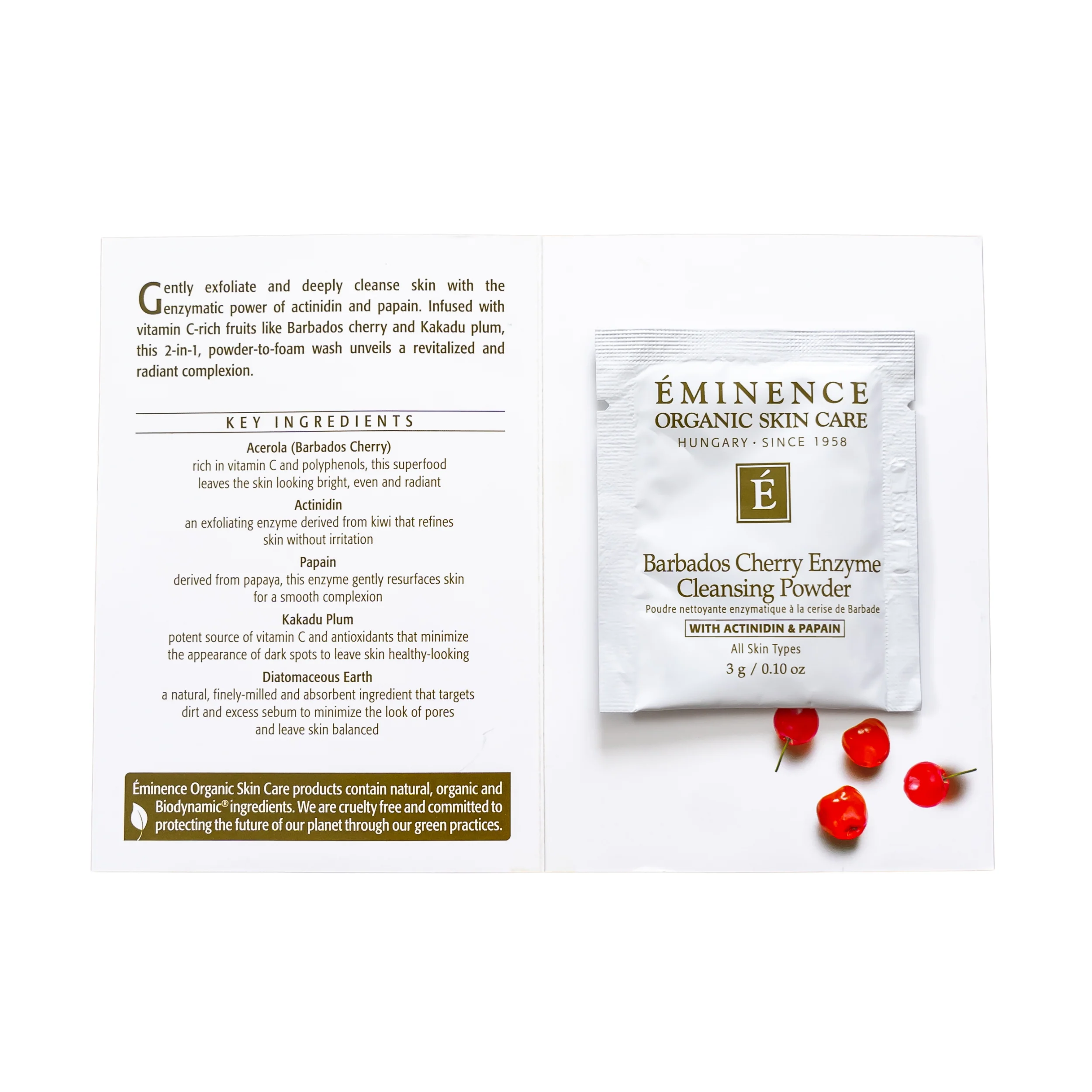 Eminence Organics Barbados Cherry Enzyme Cleansing Powder - Image 6