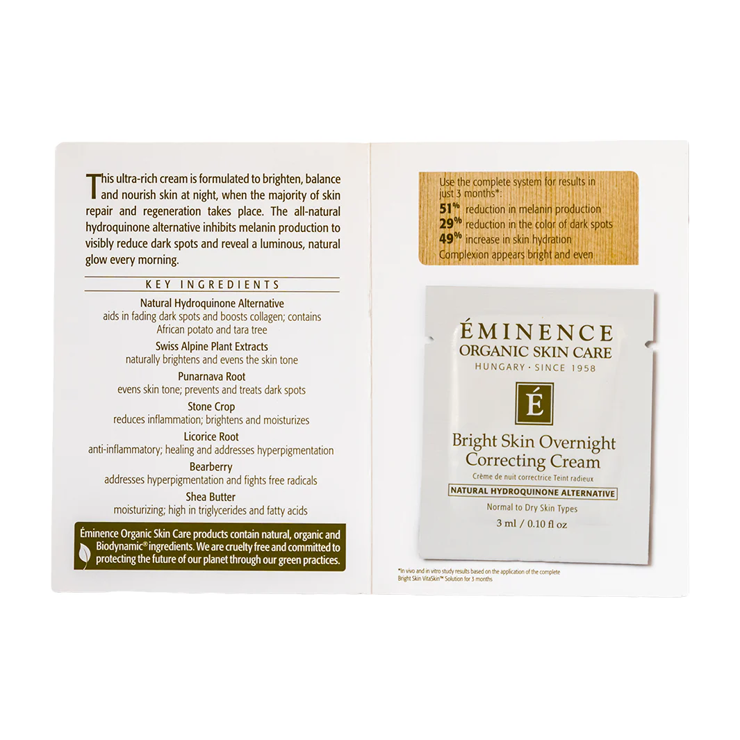 Eminence Organics Bright Skin Overnight Correcting Cream - Image 4