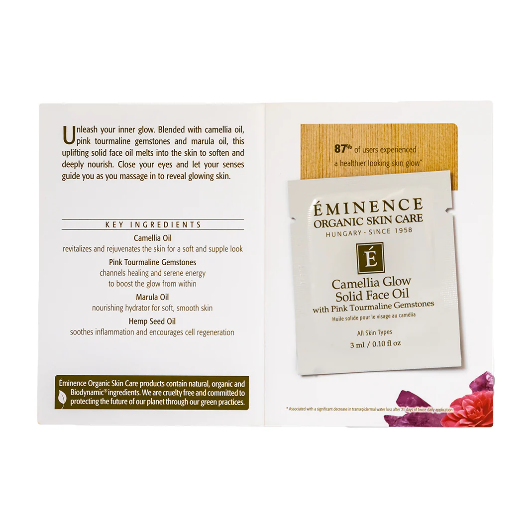 Eminence Organics Camellia Glow Solid Face Oil - Image 6