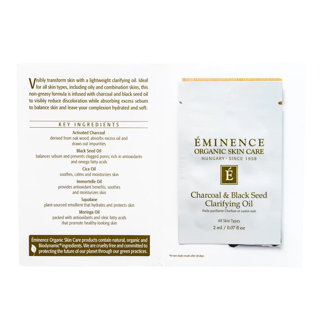 Eminence Organics Charcoal & Black Seed Clarifying Oil - Image 7