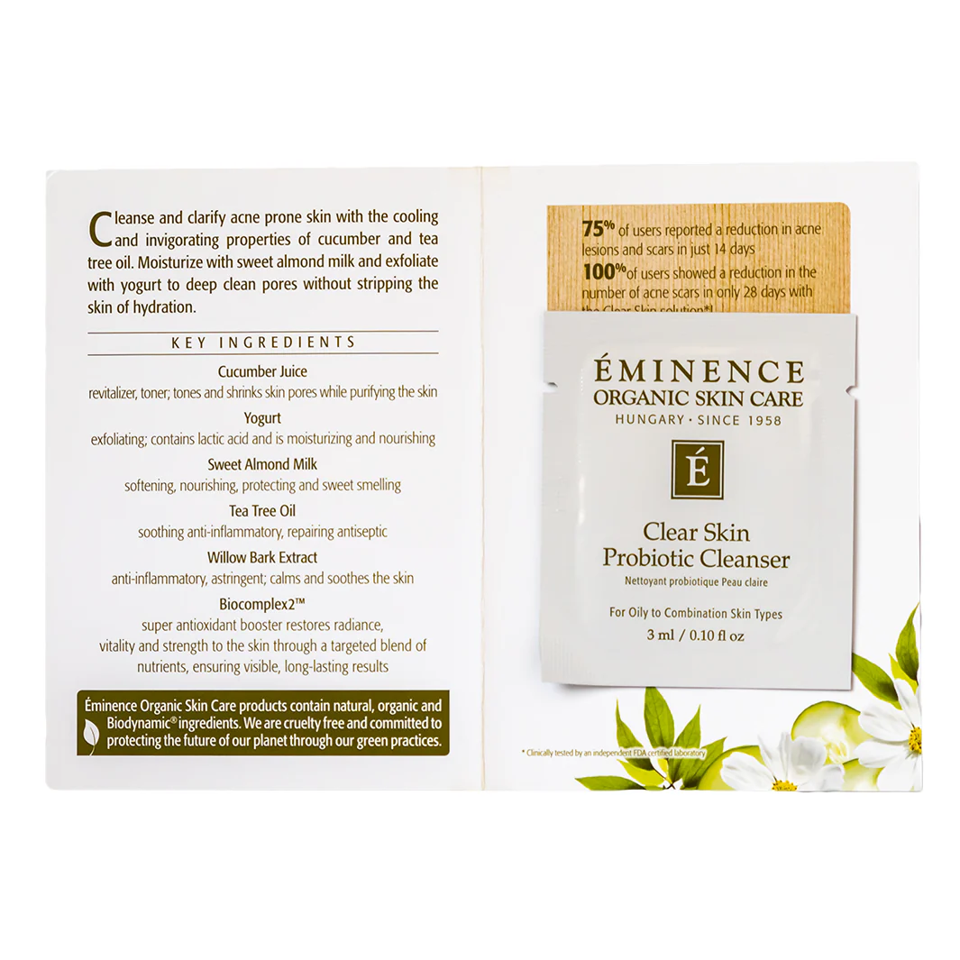 Eminence Organics Clear Skin Probiotic Cleanser - Image 5