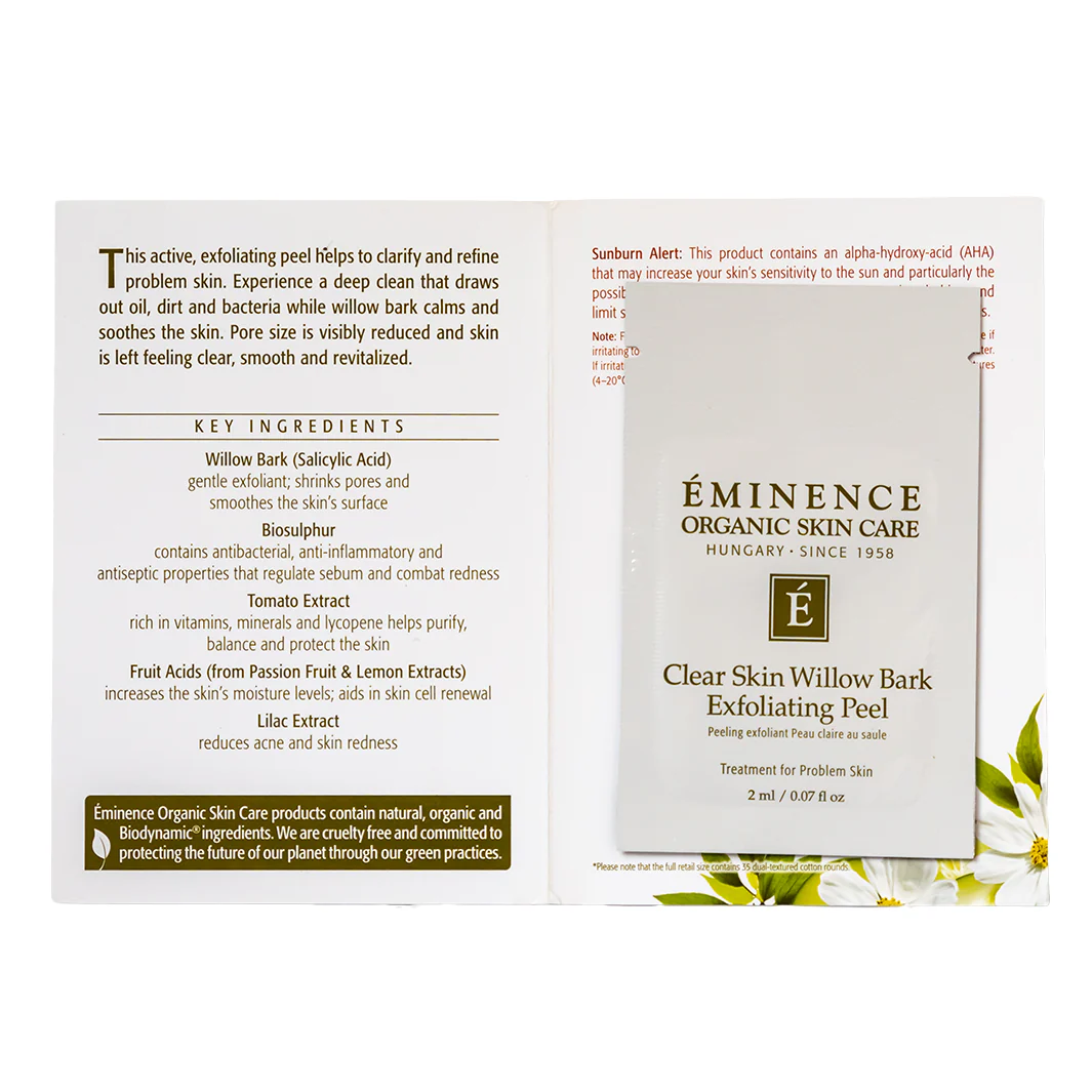 Eminence Organics Clear Skin Willow Bark Exfoliating Peel - Image 6
