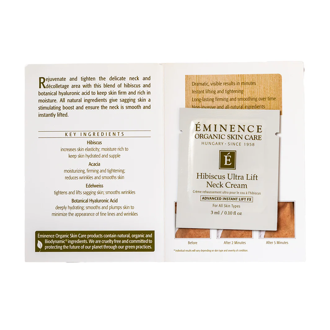 Eminence Organics Hibiscus Ultra Lift Neck Cream - Image 5