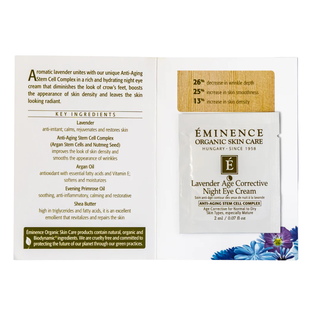 Eminence Organics Lavender Age Corrective Night Eye Cream - Image 5