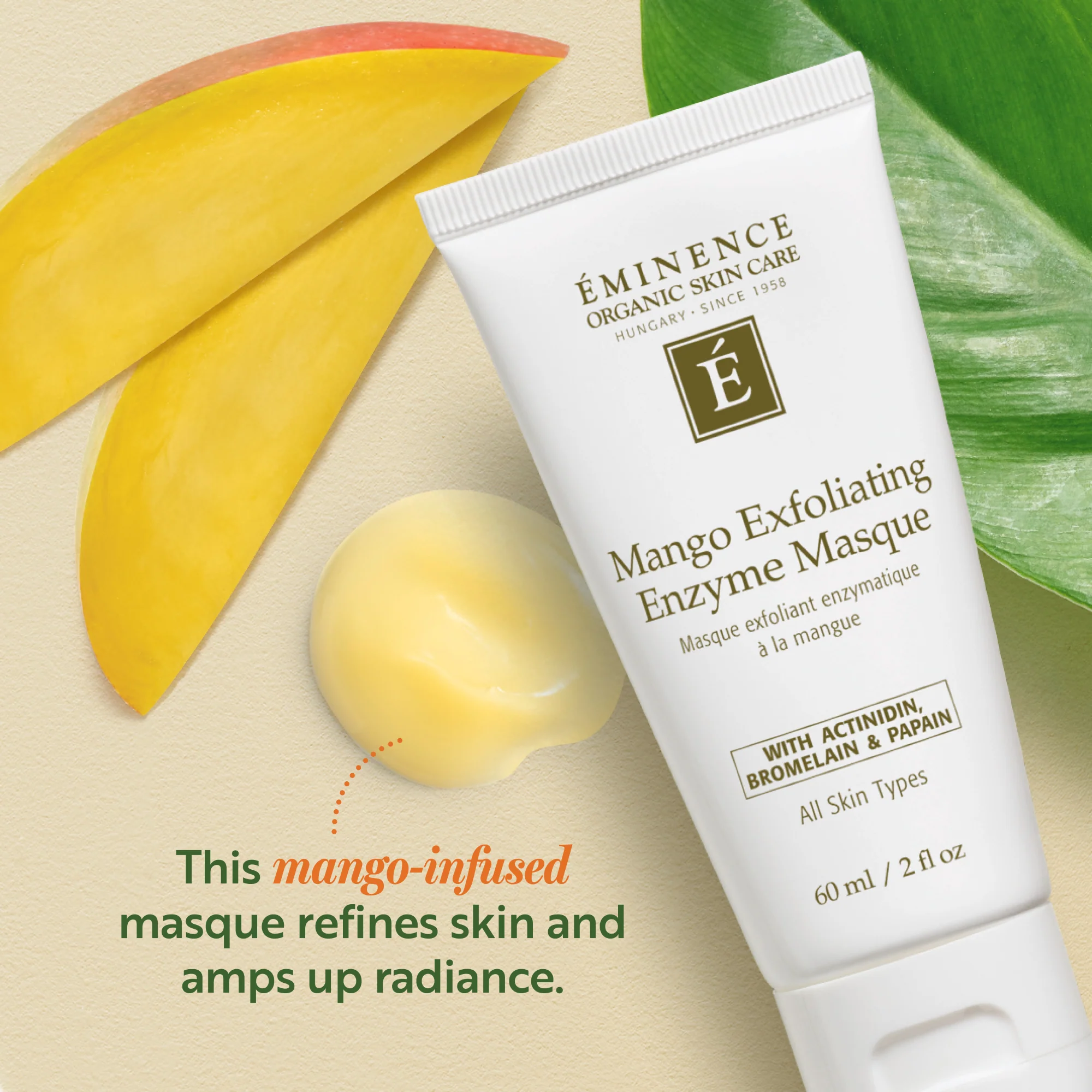 Eminence Organics Mango Exfoliating Enzyme Masque - Image 4