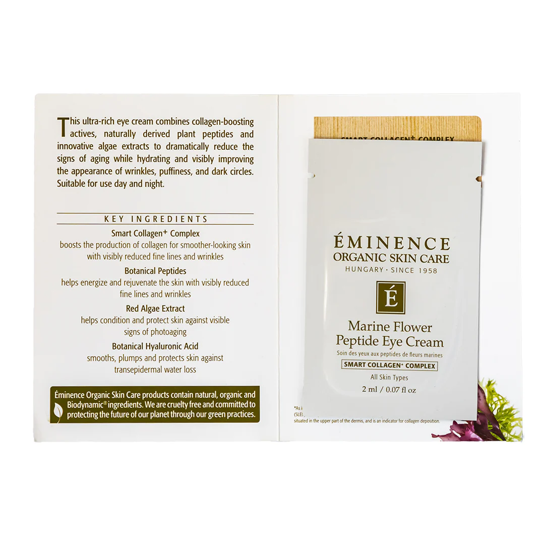 Eminence Organics Marine Flower Peptide Eye Cream - Image 5