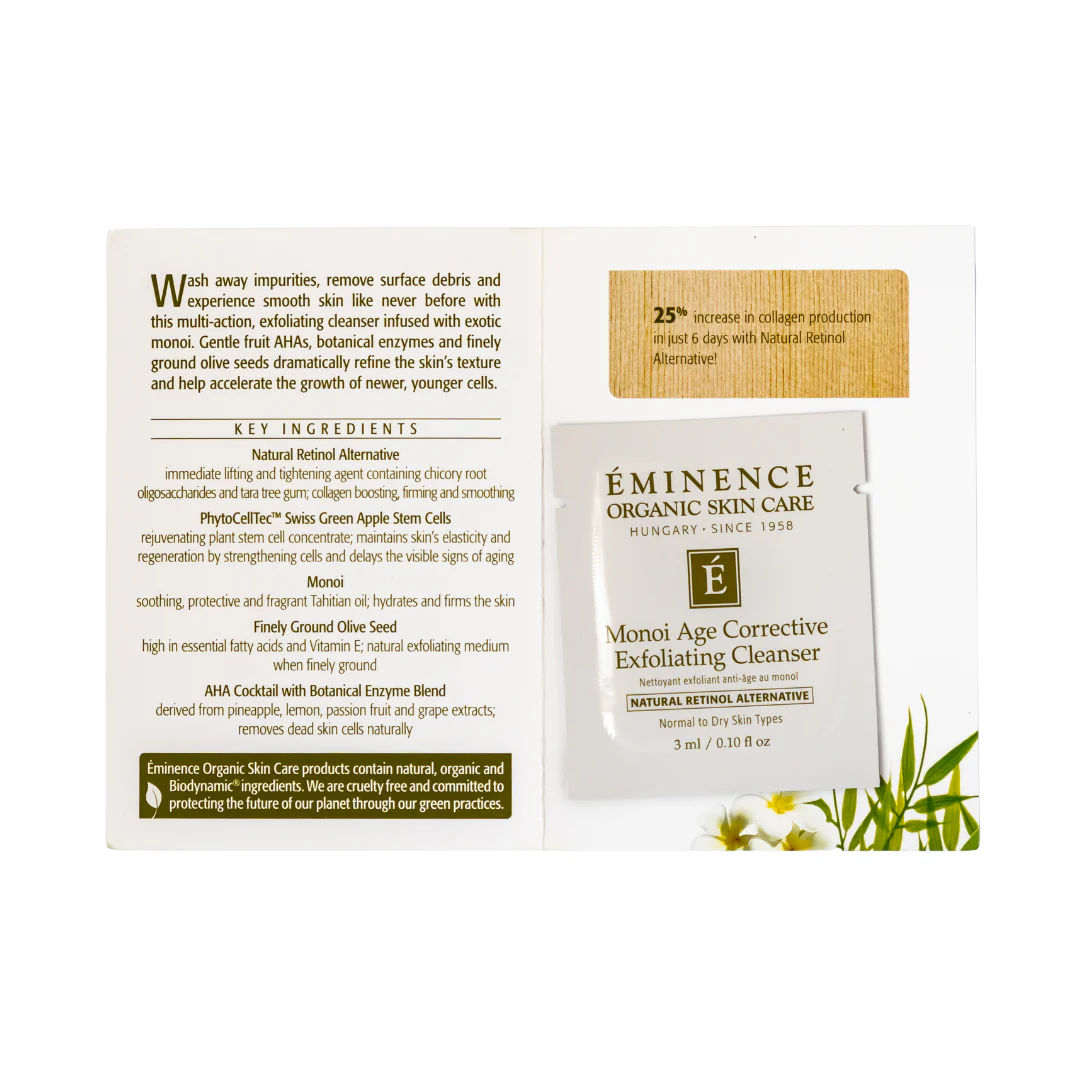 Eminence Organics Monoi Age Corrective Exfoliating Cleanser - Image 6