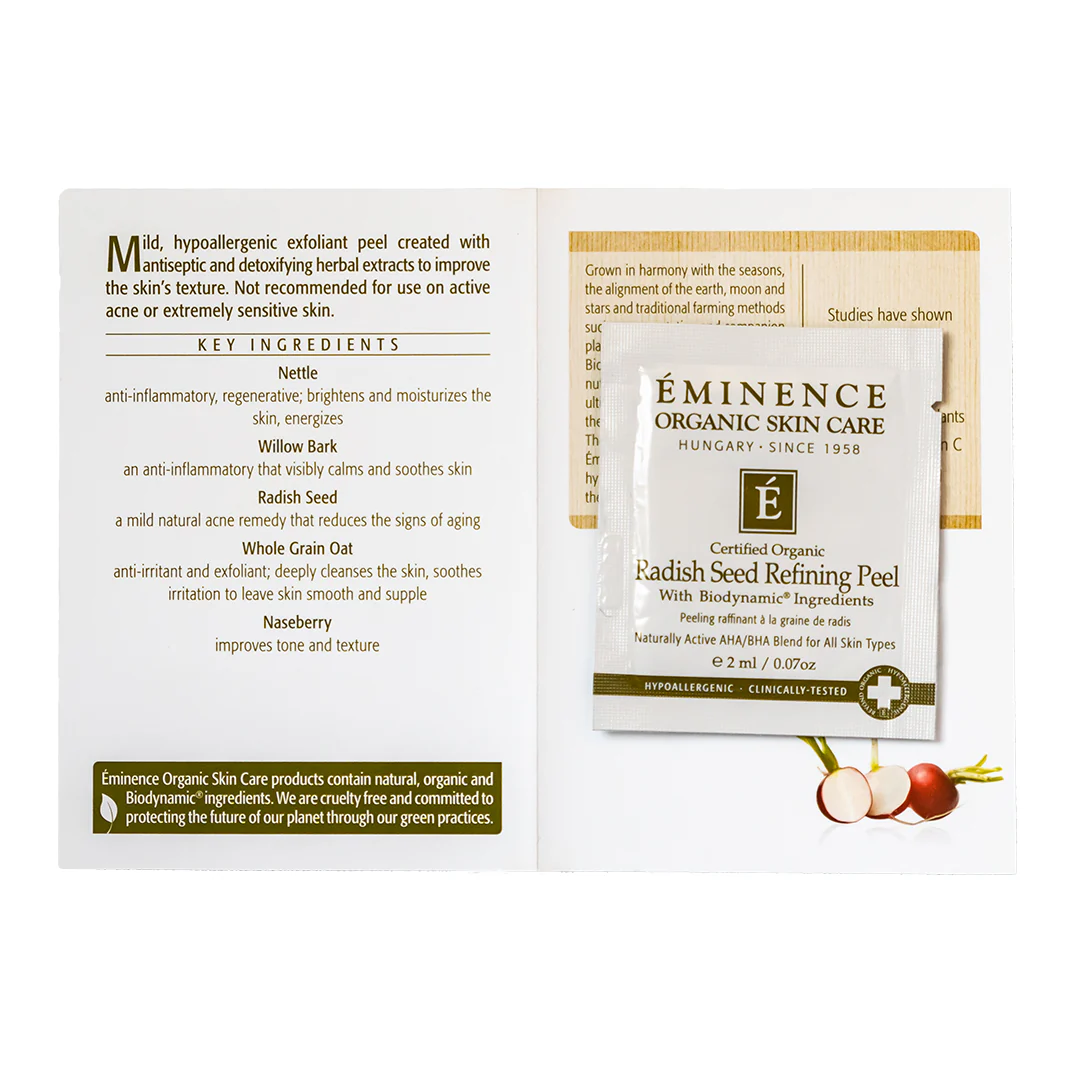 Eminence Organics Radish Seed Refining Peel - Image 5
