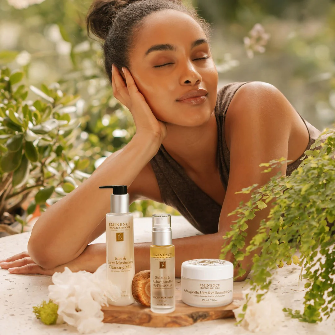 Eminence Organics Shiitake & Ashwagandha Bi-Phase Mist - Image 5