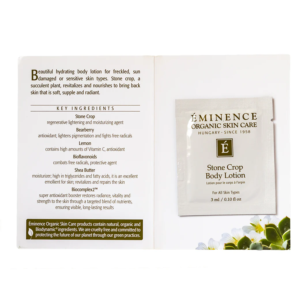 Eminence Organics Stone Crop Body Lotion - Image 4