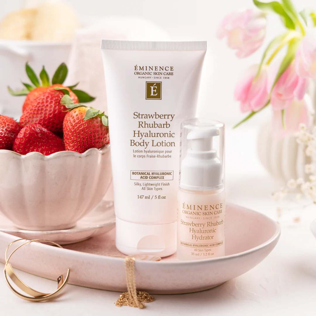 Eminence Organics Strawberry Rhubarb Hyaluronic Body Lotion - Image 6