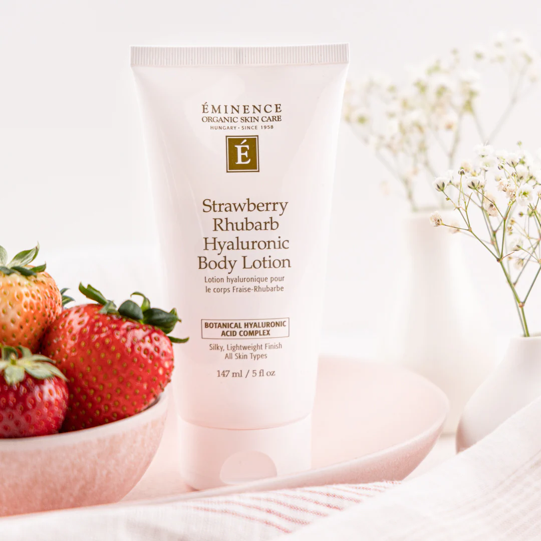 Eminence Organics Strawberry Rhubarb Hyaluronic Body Lotion - Image 5