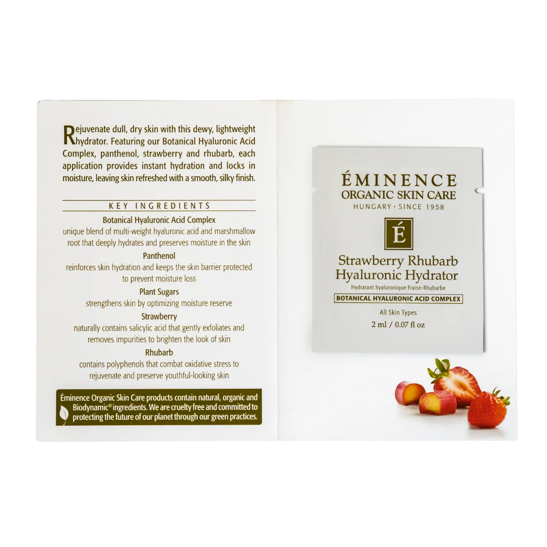 Eminence Organics Strawberry Rhubarb Hyaluronic Hydrator - Image 8
