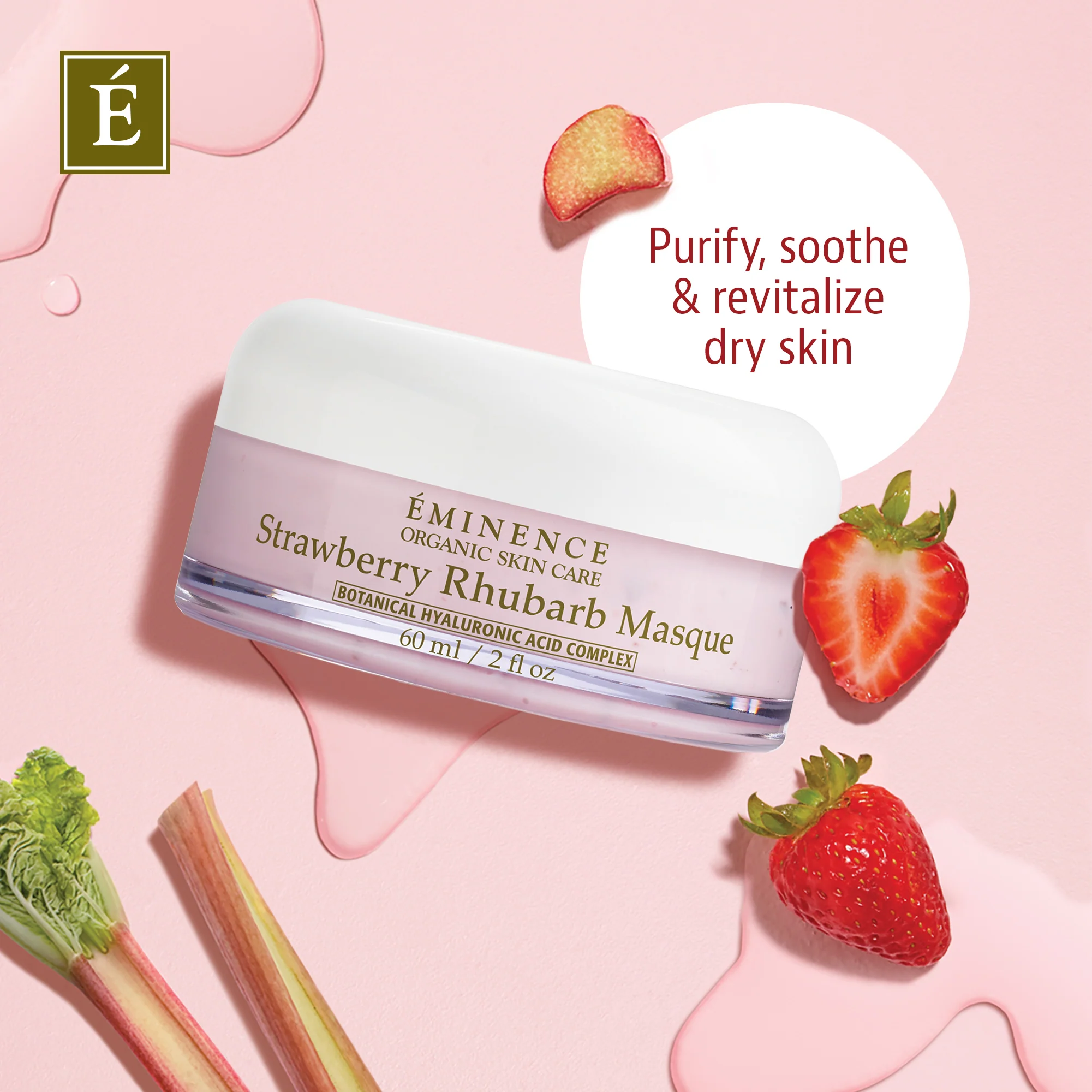 Eminence Organics Strawberry Rhubarb Masque - Image 3