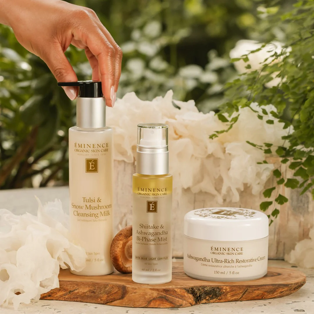 Eminence Organics Tulsi & Snow Mushroom Cleansing Milk - Image 5